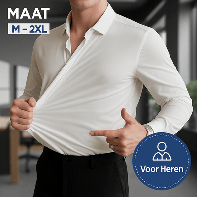 Mitchel | Chemise Homme Anti-Froissement avec Élasticité
