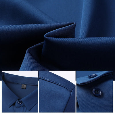 Mitchel | Chemise Homme Anti-Froissement avec Élasticité