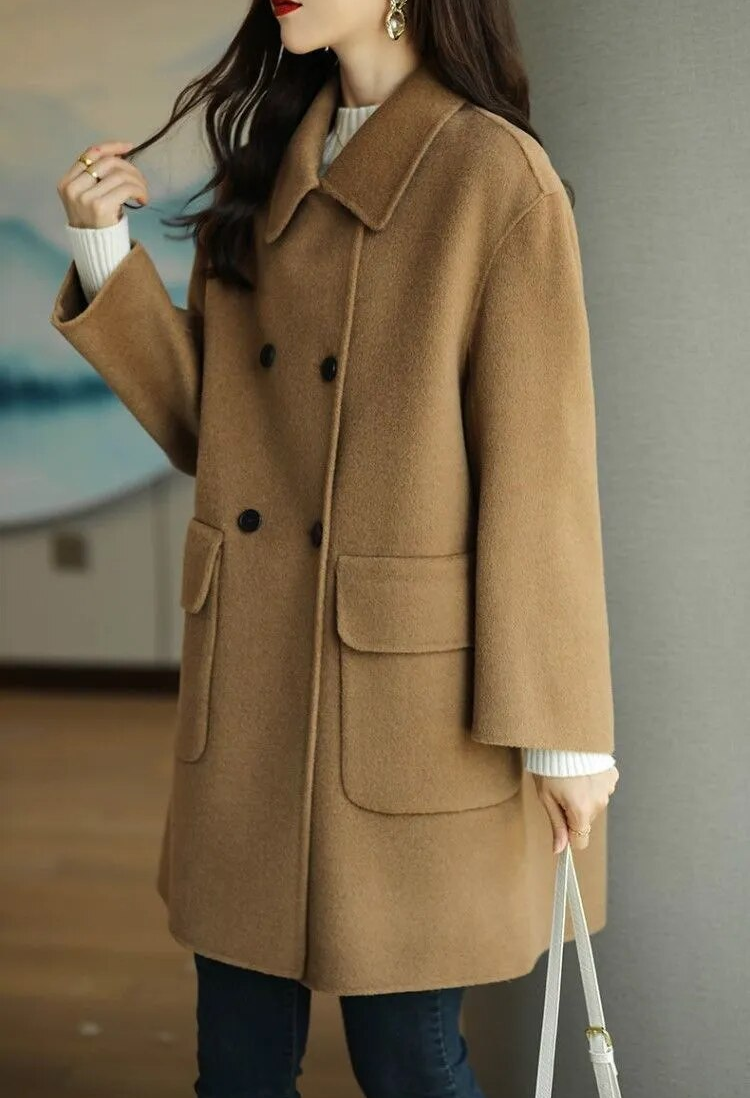 Marjolaine - Manteau d'hiver pour femmes en laine