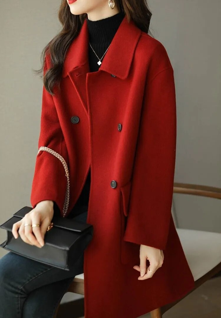 Marjolaine - Manteau d'hiver pour femmes en laine
