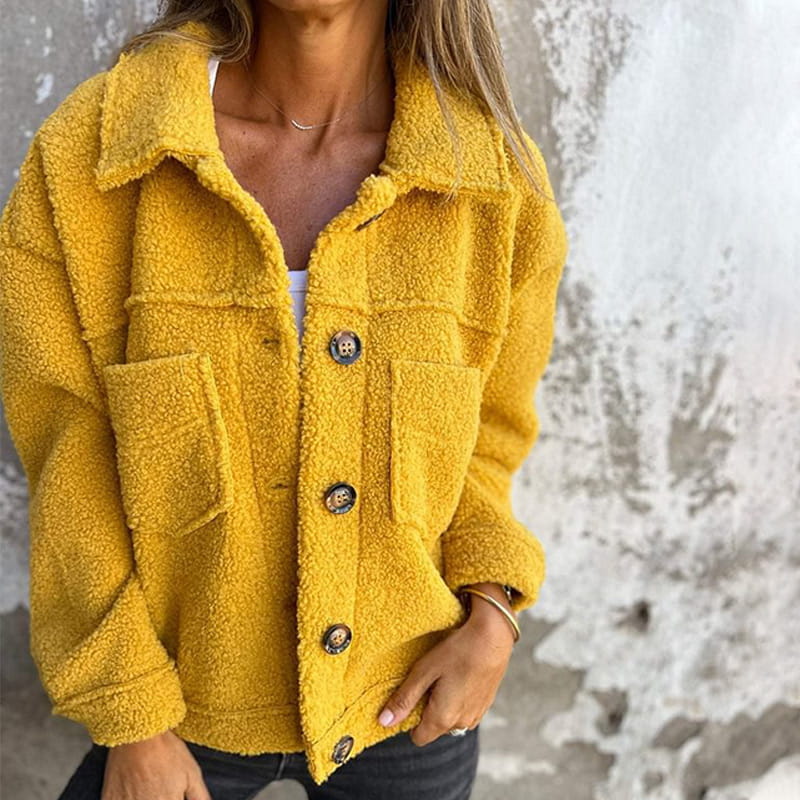 Mirella– Veste boutonnée douillette