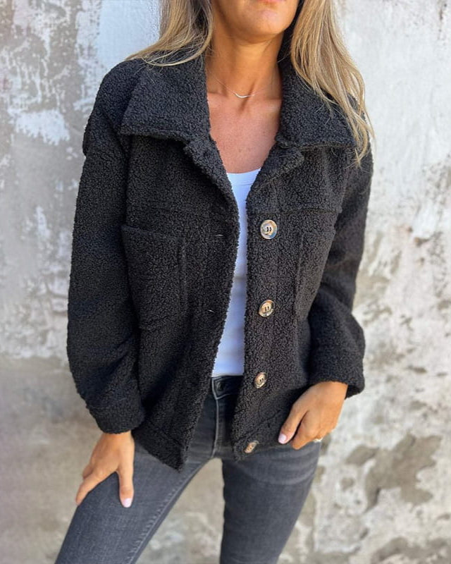 Mirella– Veste boutonnée douillette