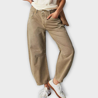 Luna™ - Pantalon Dénim Évasé Classique